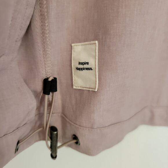 Vuori Outdoor Trainer Shell Women Sz Small VW501 Hazel Mauve UPF 30+ Gorp Hood - Picture 11 of 14